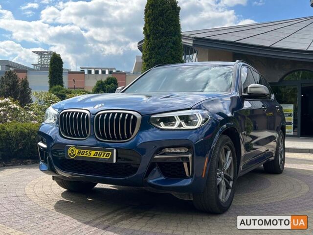 Синий БМВ Х3, объемом двигателя 3 л и пробегом 92 тыс. км за 43300 $, фото 2 на Automoto.ua