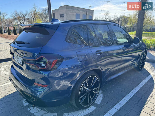 Синий БМВ Х3, объемом двигателя 3 л и пробегом 141 тыс. км за 42000 $, фото 4 на Automoto.ua