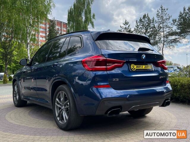 Синий БМВ Х3, объемом двигателя 3 л и пробегом 92 тыс. км за 43300 $, фото 4 на Automoto.ua