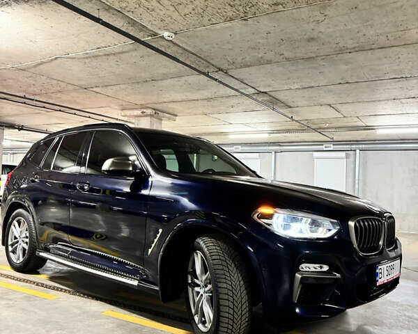 Синий БМВ Х3, объемом двигателя 3 л и пробегом 61 тыс. км за 42500 $, фото 2 на Automoto.ua