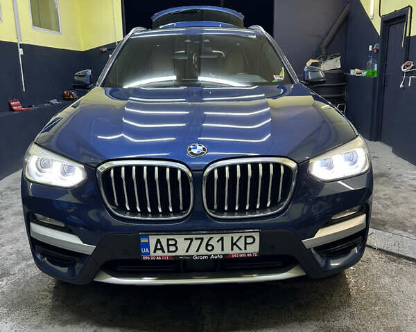 Синий БМВ Х3, объемом двигателя 2 л и пробегом 107 тыс. км за 28500 $, фото 1 на Automoto.ua