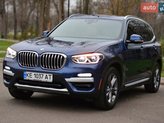 Синий БМВ Х3, объемом двигателя 2 л и пробегом 68 тыс. км за 39500 $, фото 1 на Automoto.ua