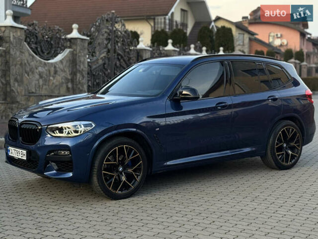 Синий БМВ Х3, объемом двигателя 2 л и пробегом 94 тыс. км за 36499 $, фото 1 на Automoto.ua