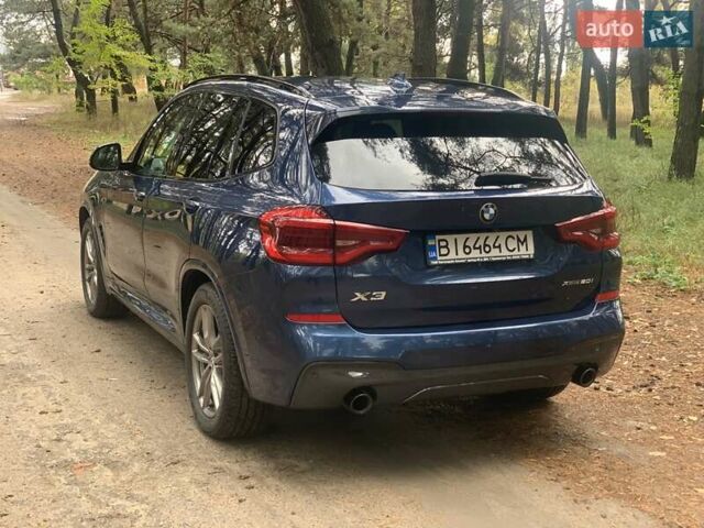 Синий БМВ Х3, объемом двигателя 2 л и пробегом 95 тыс. км за 36700 $, фото 9 на Automoto.ua