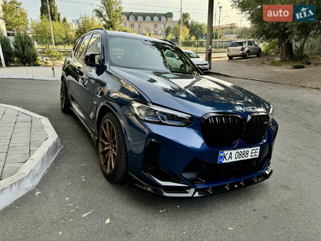 Синий БМВ Х3, объемом двигателя 3 л и пробегом 65 тыс. км за 59900 $, фото 1 на Automoto.ua