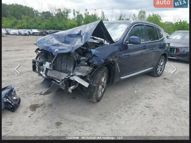 Синий БМВ Х3, объемом двигателя 2 л и пробегом 72 тыс. км за 14700 $, фото 2 на Automoto.ua