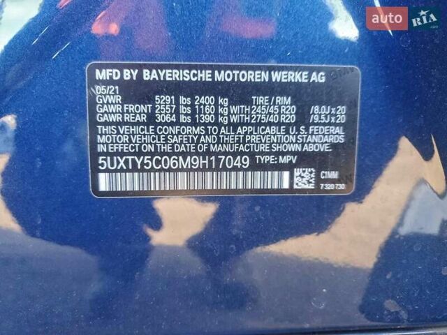 Синій БМВ Х3, об'ємом двигуна 2 л та пробігом 33 тис. км за 8000 $, фото 12 на Automoto.ua