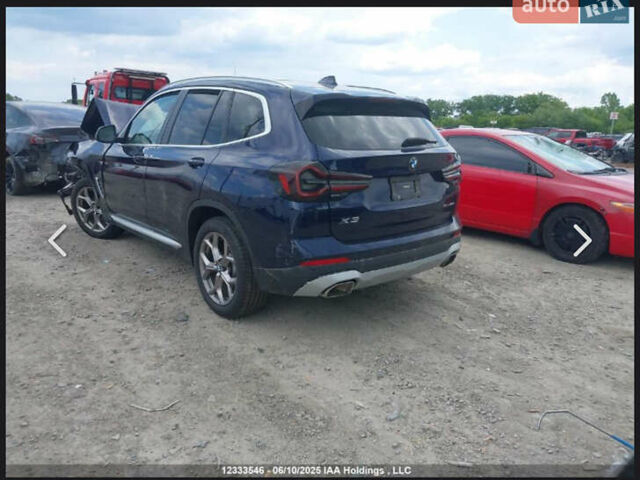 Синій БМВ Х3, об'ємом двигуна 2 л та пробігом 72 тис. км за 14700 $, фото 2 на Automoto.ua