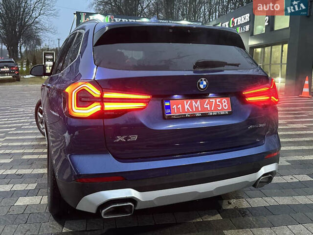 Синій БМВ Х3, об'ємом двигуна 2 л та пробігом 52 тис. км за 33900 $, фото 15 на Automoto.ua