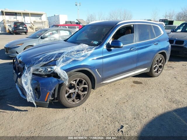 Синий БМВ Х3, объемом двигателя 2 л и пробегом 108 тыс. км за 27000 $, фото 2 на Automoto.ua