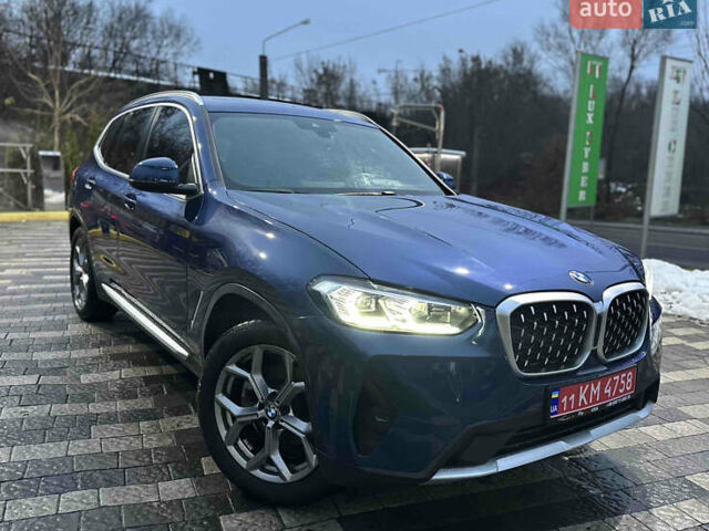 Синій БМВ Х3, об'ємом двигуна 2 л та пробігом 52 тис. км за 33900 $, фото 1 на Automoto.ua