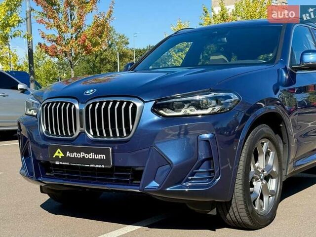 Синій БМВ Х3, об'ємом двигуна 2 л та пробігом 10 тис. км за 39500 $, фото 4 на Automoto.ua