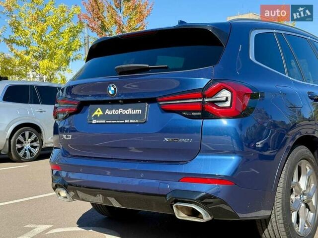 Синій БМВ Х3, об'ємом двигуна 2 л та пробігом 10 тис. км за 39500 $, фото 11 на Automoto.ua