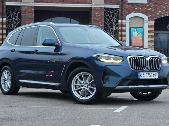 Синий БМВ Х3, объемом двигателя 3 л и пробегом 71 тыс. км за 57500 $, фото 2 на Automoto.ua
