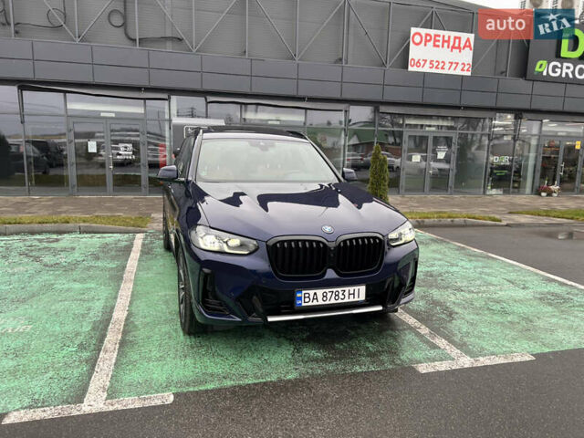 Синій БМВ Х3, об'ємом двигуна 2 л та пробігом 24 тис. км за 52000 $, фото 1 на Automoto.ua