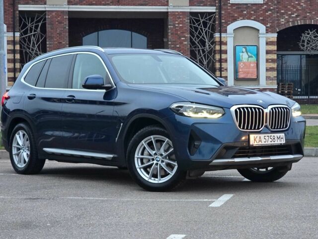 Синий БМВ Х3, объемом двигателя 3 л и пробегом 71 тыс. км за 57500 $, фото 3 на Automoto.ua