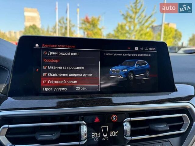 Синій БМВ Х3, об'ємом двигуна 2 л та пробігом 10 тис. км за 39500 $, фото 34 на Automoto.ua