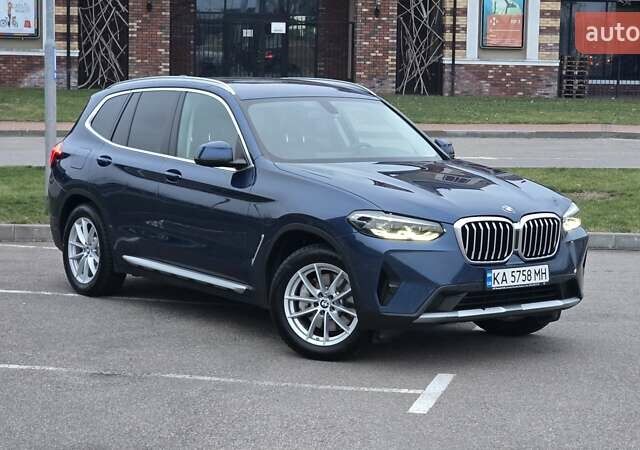 Синий БМВ Х3, объемом двигателя 2.99 л и пробегом 71 тыс. км за 57500 $, фото 1 на Automoto.ua