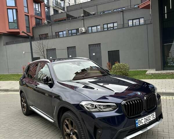 Синий БМВ Х3, объемом двигателя 2 л и пробегом 95 тыс. км за 36800 $, фото 2 на Automoto.ua