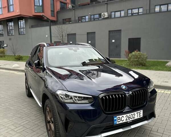 Синий БМВ Х3, объемом двигателя 2 л и пробегом 95 тыс. км за 36800 $, фото 1 на Automoto.ua