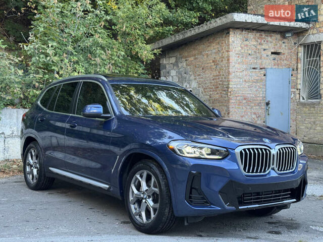 Синий БМВ Х3, объемом двигателя 2 л и пробегом 38 тыс. км за 41500 $, фото 1 на Automoto.ua