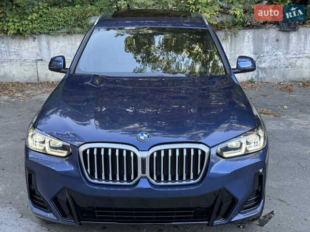 Синий БМВ Х3, объемом двигателя 2 л и пробегом 38 тыс. км за 41500 $, фото 2 на Automoto.ua