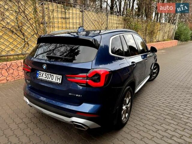 Синий БМВ Х3, объемом двигателя 2 л и пробегом 5 тыс. км за 53900 $, фото 3 на Automoto.ua