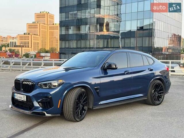 БМВ X4 M 2020 в Днепре (Днепропетровске) на Automoto.ua Синий БМВ X4 M, объемом двигателя 2.99 л и пробегом 18 тыс. км за 73000 $, фото 5 на Automoto.ua