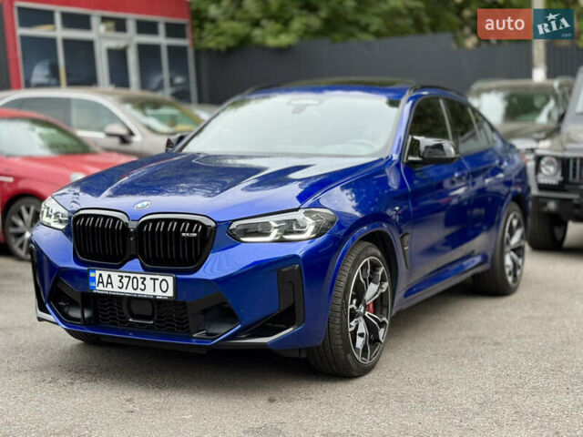 Синий БМВ X4 M, объемом двигателя 3 л и пробегом 27 тыс. км за 79900 $, фото 3 на Automoto.ua