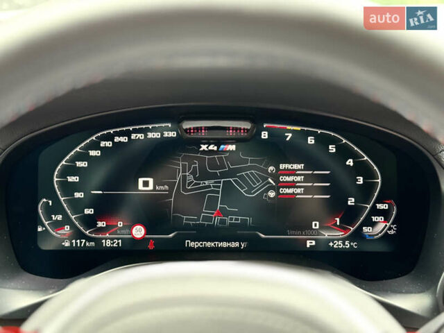Синий БМВ X4 M, объемом двигателя 3 л и пробегом 27 тыс. км за 79900 $, фото 35 на Automoto.ua