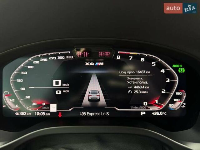 Синий БМВ X4 M, объемом двигателя 2.99 л и пробегом 20 тыс. км за 79000 $, фото 14 на Automoto.ua