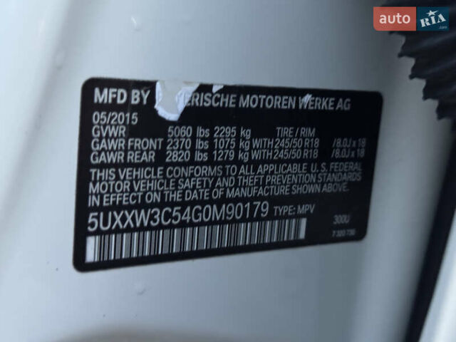 Белый БМВ Х4, объемом двигателя 2 л и пробегом 122 тыс. км за 22500 $, фото 31 на Automoto.ua