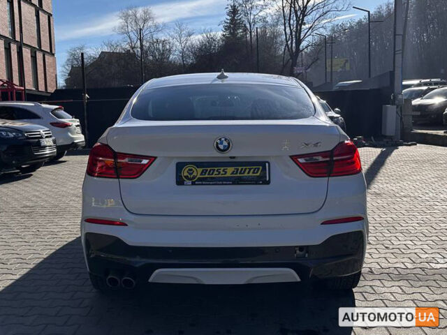 Белый БМВ Х4, объемом двигателя 2 л и пробегом 65 тыс. км за 33500 $, фото 4 на Automoto.ua