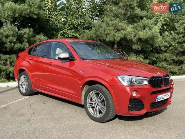 Красный БМВ Х4, объемом двигателя 2.98 л и пробегом 92 тыс. км за 21250 $, фото 1 на Automoto.ua
