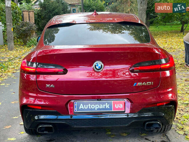 Красный БМВ Х4, объемом двигателя 3 л и пробегом 84 тыс. км за 43940 $, фото 11 на Automoto.ua