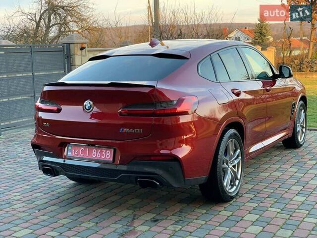 Красный БМВ Х4, объемом двигателя 3 л и пробегом 72 тыс. км за 42700 $, фото 2 на Automoto.ua