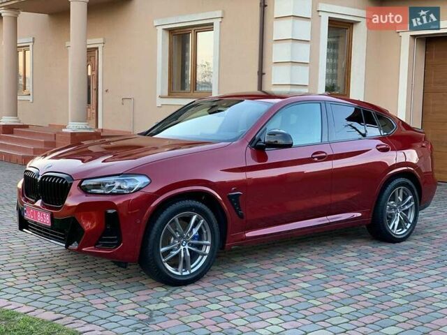 Красный БМВ Х4, объемом двигателя 3 л и пробегом 72 тыс. км за 42700 $, фото 3 на Automoto.ua