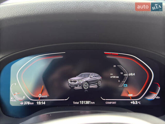 Серый БМВ Х4, объемом двигателя 3 л и пробегом 151 тыс. км за 53400 $, фото 49 на Automoto.ua