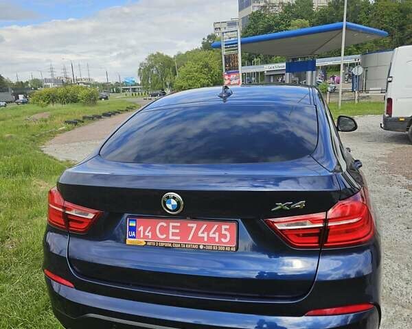Синий БМВ Х4, объемом двигателя 2 л и пробегом 145 тыс. км за 19700 $, фото 5 на Automoto.ua