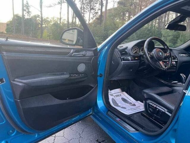 Синий БМВ Х4, объемом двигателя 3 л и пробегом 43 тыс. км за 8300 $, фото 8 на Automoto.ua