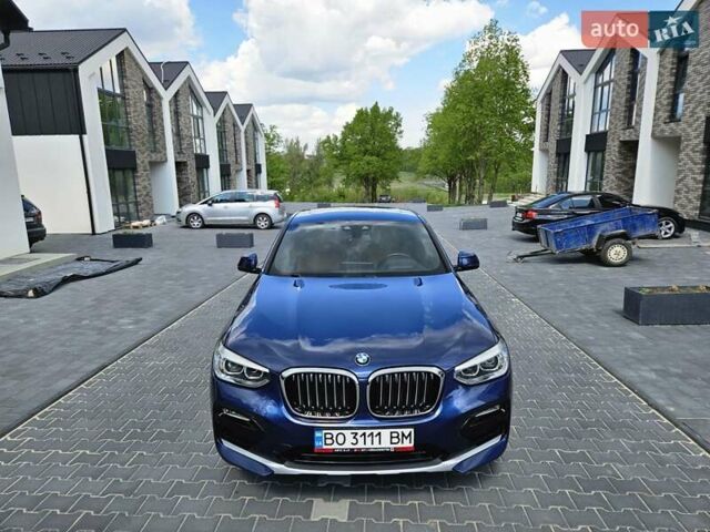 БМВ Х4 2019 в Тернополе на Automoto.ua Синий БМВ Х4, объемом двигателя 2 л и пробегом 84 тыс. км за 36000 $, фото 1 на Automoto.ua