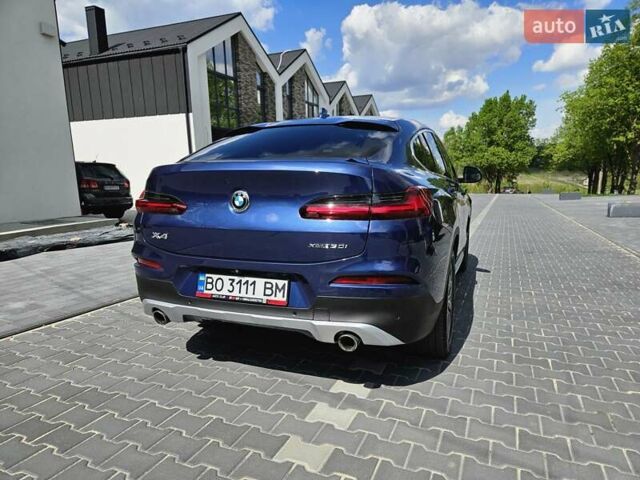 БМВ Х4 2019 в Тернополе на Automoto.ua Синий БМВ Х4, объемом двигателя 2 л и пробегом 84 тыс. км за 36000 $, фото 7 на Automoto.ua