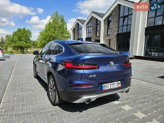 БМВ Х4 2019 в Тернополе на Automoto.ua Синий БМВ Х4, объемом двигателя 2 л и пробегом 84 тыс. км за 36000 $, фото 5 на Automoto.ua