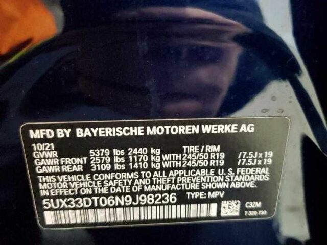 Синий БМВ Х4, объемом двигателя 2 л и пробегом 55 тыс. км за 500 $, фото 12 на Automoto.ua