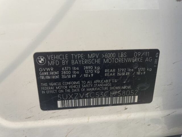 Белый БМВ Х5, объемом двигателя 3 л и пробегом 210 тыс. км за 14400 $, фото 9 на Automoto.ua