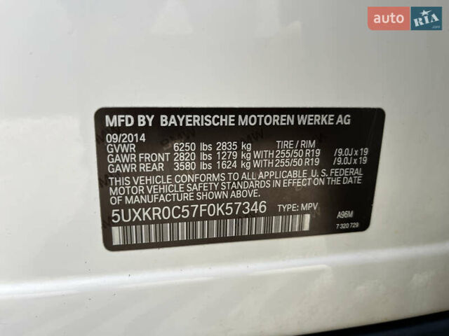 Белый БМВ Х5, объемом двигателя 3 л и пробегом 302 тыс. км за 18300 $, фото 14 на Automoto.ua