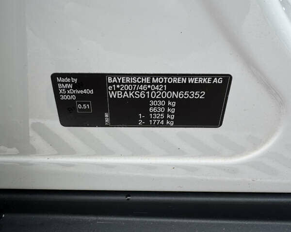 Белый БМВ Х5, объемом двигателя 2.99 л и пробегом 234 тыс. км за 31700 $, фото 41 на Automoto.ua