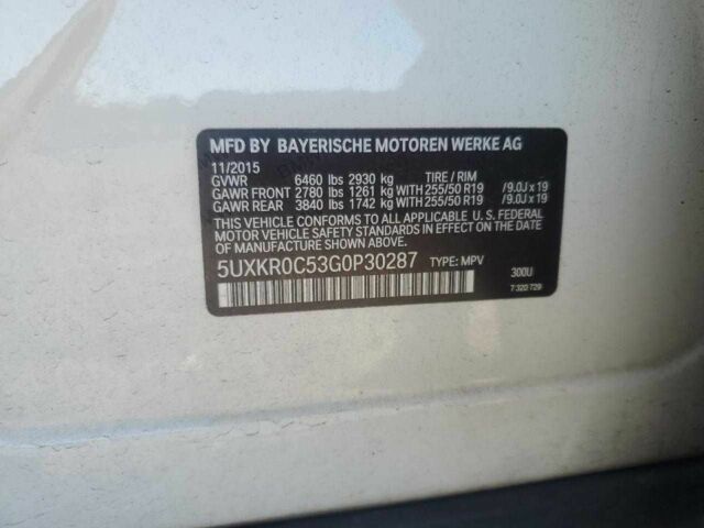 Білий БМВ Х5, об'ємом двигуна 0 л та пробігом 1 тис. км за 4900 $, фото 12 на Automoto.ua