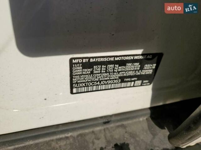 Белый БМВ Х5, объемом двигателя 2 л и пробегом 128 тыс. км за 8500 $, фото 12 на Automoto.ua