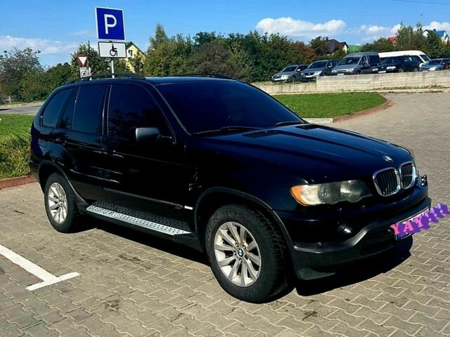 Черный БМВ Х5, объемом двигателя 3 л и пробегом 350 тыс. км за 4750 $, фото 1 на Automoto.ua